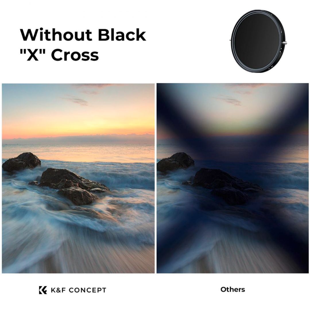 K&F Concept 52mm ND2-ND32 Variable ND Filter + CPL Filter 2 u 1 VND KF01.1320V1 - 3